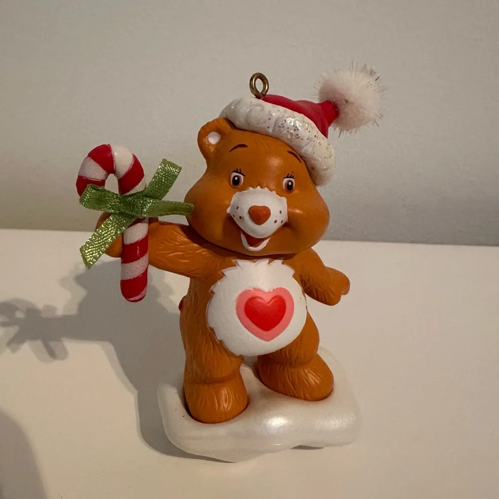 Vintage 2004 Care Bears Tenderheart Bear Holiday Ornament Like New in Box Xmas